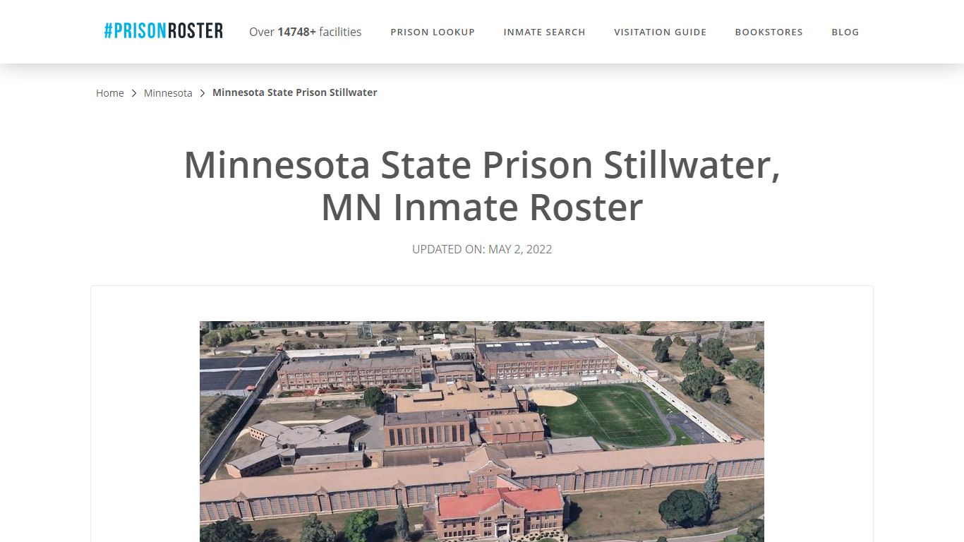 Minnesota State Prison Stillwater, MN Inmate Roster
